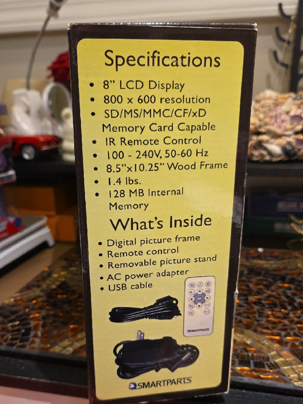 Black Digital Picture Frame - 8" Viewable - Picture 4 of 5
